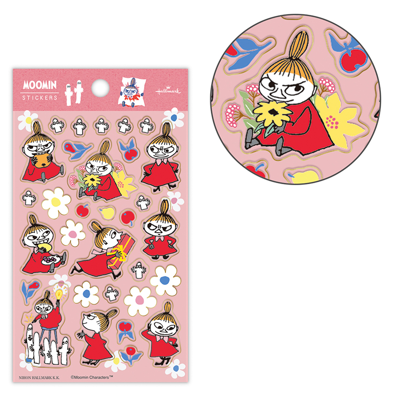 MOOMIN ムーミン シール MOADレッド/843-410